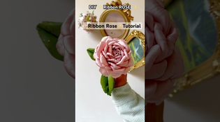 Thumbnail for How to Make an Aesthetic Ribbon Rose | DIY Viral Ribbon Rose Tutorial | A S O L Â T