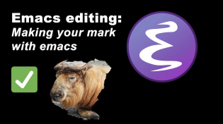 Thumbnail for Emacs: Advanced Editing with Mark and Region commands | 3Max