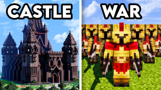 Thumbnail for 100 Players Develop Kingdoms in Minecraft | MagicGum