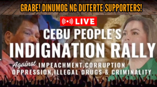 Thumbnail for LIVE! CEBU PEOPLE'S INDIGNATION RALLY WITH FORMER PRESIDENT RODRIGO DUTERTE! #duterte | JaLyn Charita Talks