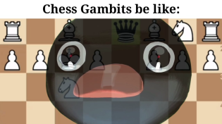 Thumbnail for Chess Gambits be like | Anomalice