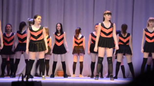 Thumbnail for Russian schoolgirls twerk at school performance | Modern Females