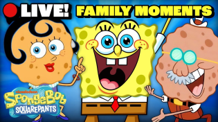 Thumbnail for 🔴LIVE: The Best Spongebob Family Moments MARATHON! 💞🧽 | Spongebob