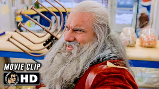 Thumbnail for SANTA'S SLAY | Death by Menorah (2004) Movie CLIP HD | JoBlo Horror