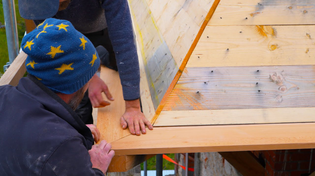Thumbnail for The cedar for the roof arrives. | Escape to rural France