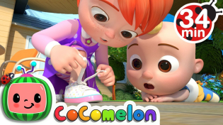 Thumbnail for Learn To Tie Your Shoes + More Nursery Rhymes & Kids Songs - CoComelon