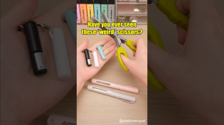Thumbnail for Have you ever seen these "weird" scissors?🤔🤔  #shorts | Stationery Pal