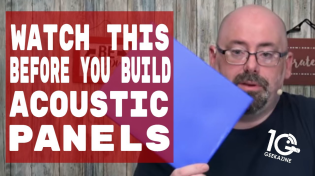 Thumbnail for Watch this Before you Build Acoustic Panels | Geekazine