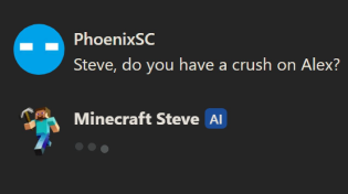 Thumbnail for Minecraft Steve, do you have a crush on Alex? | Phoenix SC