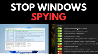 Thumbnail for Stop Windows Spying | The PC Security Channel