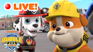 Thumbnail for 🔴 LIVE: PAW Patrol Marshall Visits Rubble In Builder Cove!! | Rubble & Crew | Rubble & Crew