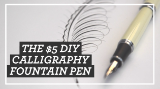Thumbnail for The $5 DIY Calligraphy Fountain Pen || Flex pen tutorial | Tiny Oryx