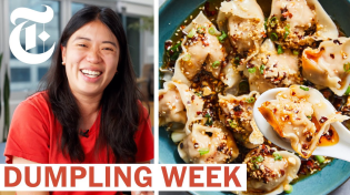 Thumbnail for Sue’s Chile Oil Wontons | Dumpling Week | NYT Cooking