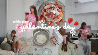 Thumbnail for celebrating valentine's day! 🍓☕️ a vlog :) | toomuchzozo
