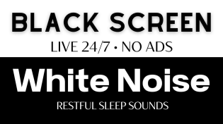 Thumbnail for White Noise Black Screen for Insomnia Relief | Restful Sleep Sounds - LIVE 24/7 | SOUNDS MIX