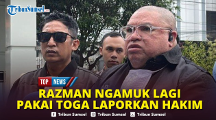 Thumbnail for 🔴Razman Laporkan Hakim Kasus Hotman ke DPR, Sempat Ngamuk di Gedung MA hingga Teramcam Dilaporkan | Tribun Sumsel