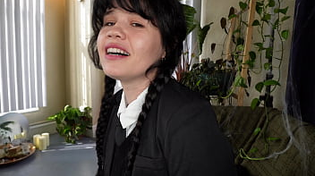 Thumbnail for Wednesday Addams Takes Huge Dick Deep (Ft. Yhivi)