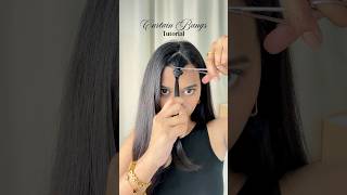 Thumbnail for How to Cut Curtain Bangs at Home ✂️ | Easy DIY Haircut #curtainbangs  #bangstutorial #haircut | Ankita Barapatre