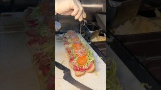 Thumbnail for The FAMILY STYLE ITALIAN HOAGIE from Fedoroffs in Williamsburg, Brooklyn NYC! 🥖🧀🔥🤤 #DEVOURPOWER | Devour Power TV