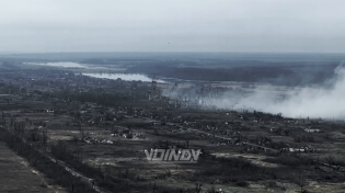 Thumbnail for Strikes against the AFU in Novomikhajlovka. Drone view of the ruins. 2023-12-25