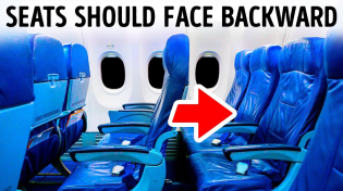 Thumbnail for That's Why Airplane Seats Face the Wrong Way | BRIGHT SIDE