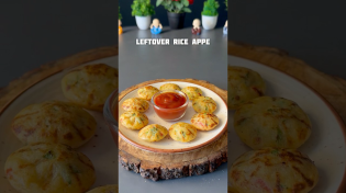Thumbnail for Viral Healthy Leftover Rice Appe #shorts #recipe #rice #leftover | khana peena recipe