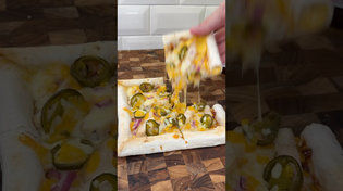 Thumbnail for Barbecue chicken stuffed crust pizza 🍕 #shorts | Kyle Istook