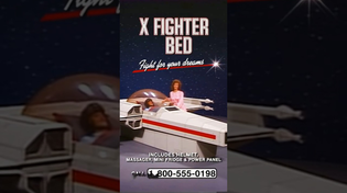 Thumbnail for 80s TV commercial classic | X Fighter Bed | #funny #comedy | 80s Parody Channel