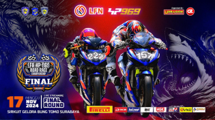 Thumbnail for 📡 Live Streaming Day 2 |  LFN HP969 ROAD RACE CHAMPIONSHIP 2024  |  Grand Final  |  Sirkuit GBT