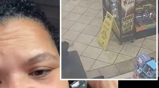 Thumbnail for Crazy Bitch who shot the store clerk promotes her crime spree on socials