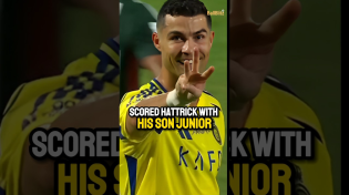 Thumbnail for Ronaldo scored a Hat-trick with his son Cristiano Jr in the same day.😭 Ronaldo 1 + junior 2 Respect📈 | BallBlitz