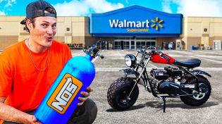 Thumbnail for We Put Nitrous on a Walmart Motorcycle | Donut Media