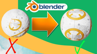Thumbnail for How to UV UNWRAP a sphere in Blender the CORRECT way | BitterButterRender