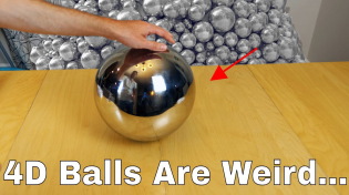 Thumbnail for What Does a 4D Ball Look Like in Real Life? Amazing Experiment Shows Spherical Version of Tesseract | The Action Lab
