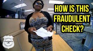 Thumbnail for Transgender Woman Arrested for Fraudulent Check and Bank Altercation | CrimeCamNow