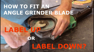 Thumbnail for How to fit an Angle Grinder blade, label up or label down? | The Stone Crafting Workshop