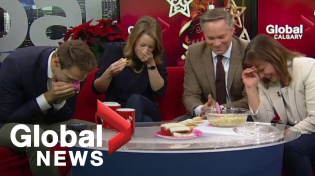 Thumbnail for Holiday artichoke dip goes terribly wrong on-air | Global News