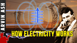 Thumbnail for What is electricity? How does it work? Nikola Tesla's AC vs DC | Arvin Ash
