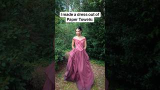 Thumbnail for I made this dress out of paper towels🧻💖 | Kiana Bonollo