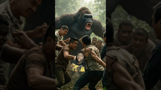 Thumbnail for 100 Guys vs 1 Gorilla #shorts #meme | ClassicMan D