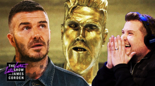 Thumbnail for The David Beckham Statue Prank | The Late Late Show with James Corden