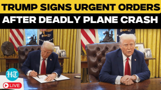 Thumbnail for Donald Trump LIVE: Signs Executive Orders After Deadly DC Plane Crash | Aviation Orders | Washington