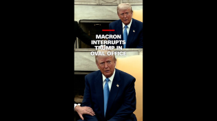 Thumbnail for Macron interrupts Trump in Oval Office | CNN