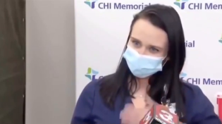 Thumbnail for Nurse Passes Out on Live TV after Covid Vaccine