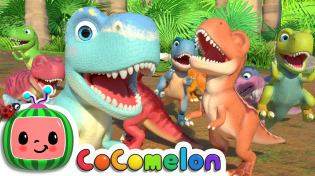 Thumbnail for Ten Little Dinos | CoComelon Nursery Rhymes & Kids Songs | Cocomelon - Nursery Rhymes