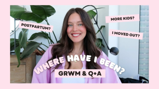 Thumbnail for I'm Back! | Chatty GRWM Q+A | Talking Motherhood, Leaving NYC, Wellness & More | Emily DiDonato