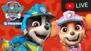 Thumbnail for 🔴 PAW Patrol Save Dinosaurs and more Dino Rescue episodes! | Cartoons for Kids Live Stream! | PAW Patrol Official & Friends