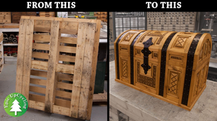 Thumbnail for A Pirate Treasure Chest Made Out Of A Pallet. | Epic UpCycling