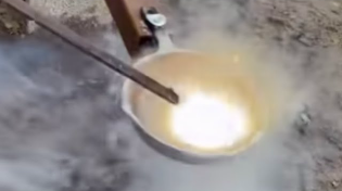 Thumbnail for Welding in an iron pan full of liquid oxygen | Cody'sLab