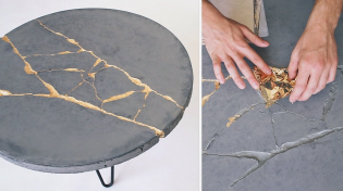 Thumbnail for DIY KINTSUGI | How To Build a Round Concrete Coffee Table | Modern Builds